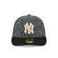 New York Yankees Three Looms Tweedy Cotton Black 59FIFTY Fitted Hat