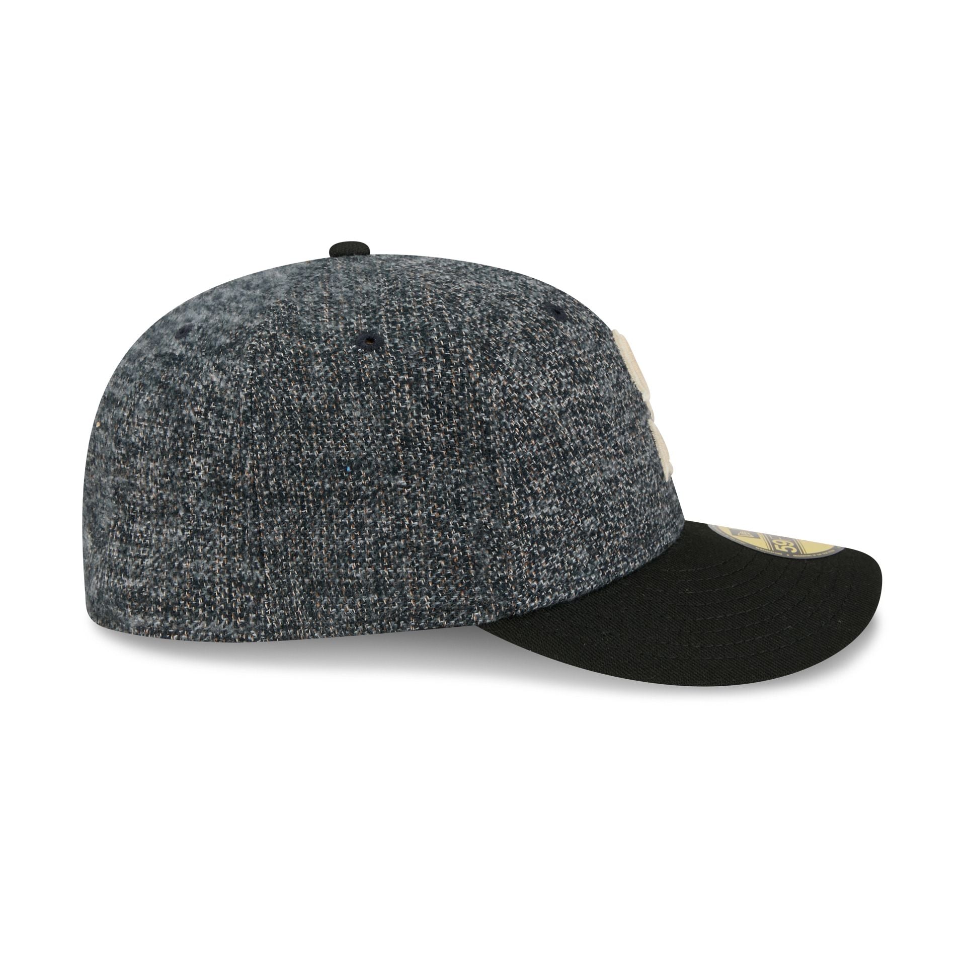 Seattle Mariners Three Looms Tweedy Cotton Black 59FIFTY Fitted Hat