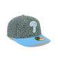 Philadelphia Phillies Three Looms Tweedy Cotton Radiant Blue 59FIFTY Fitted Hat