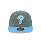 Philadelphia Phillies Three Looms Tweedy Cotton Radiant Blue 59FIFTY Fitted Hat