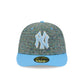 New York Yankees Three Looms Tweedy Cotton Radiant Blue 59FIFTY Fitted Hat