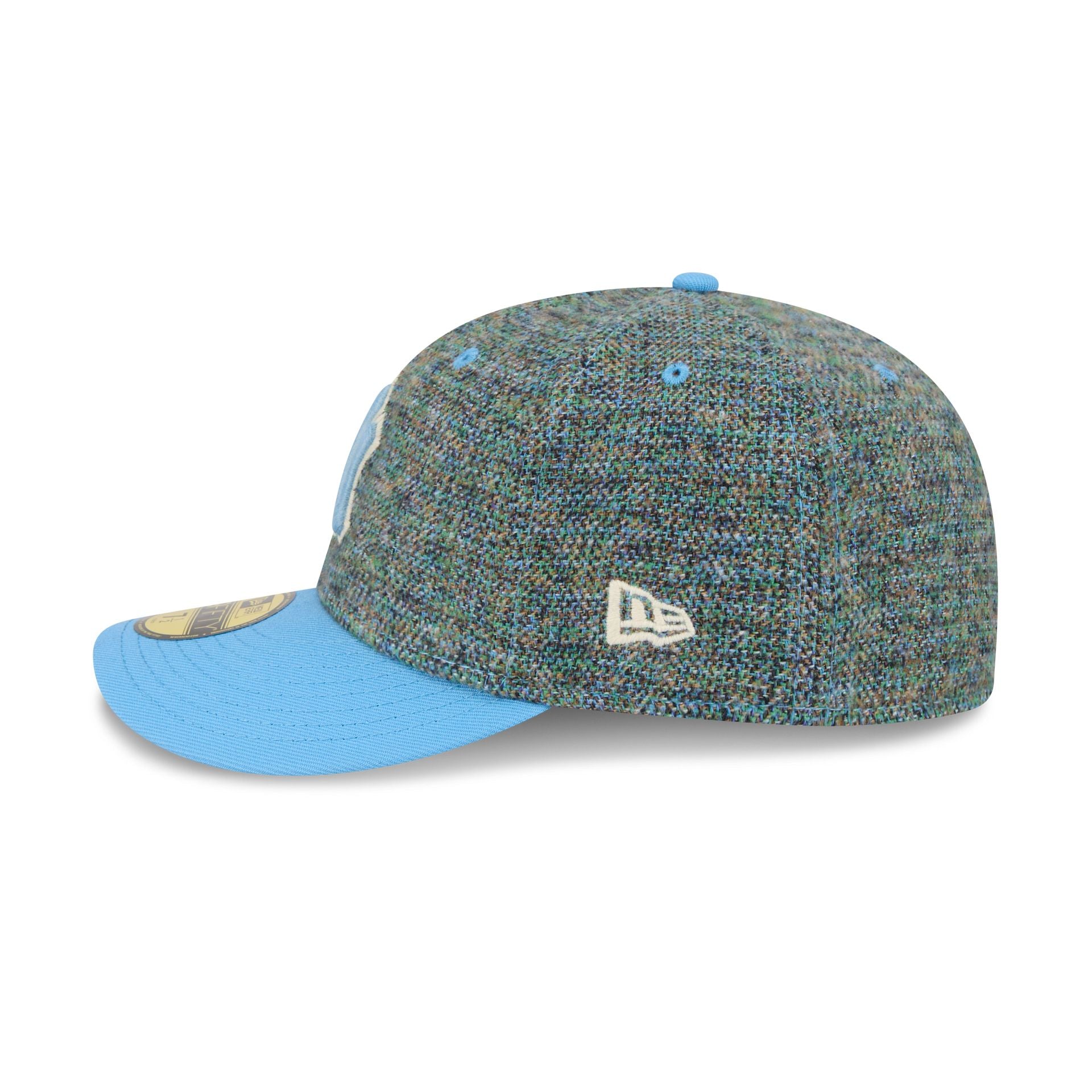 New York Yankees Three Looms Tweedy Cotton Radiant Blue 59FIFTY Fitted Hat