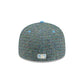 Atlanta Braves Three Looms Tweedy Cotton Radiant Blue 59FIFTY Fitted Hat
