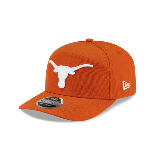 Texas Longhorns Poly Split Panel 9SEVENTY Stretch-Snap Hat - New Era Cap