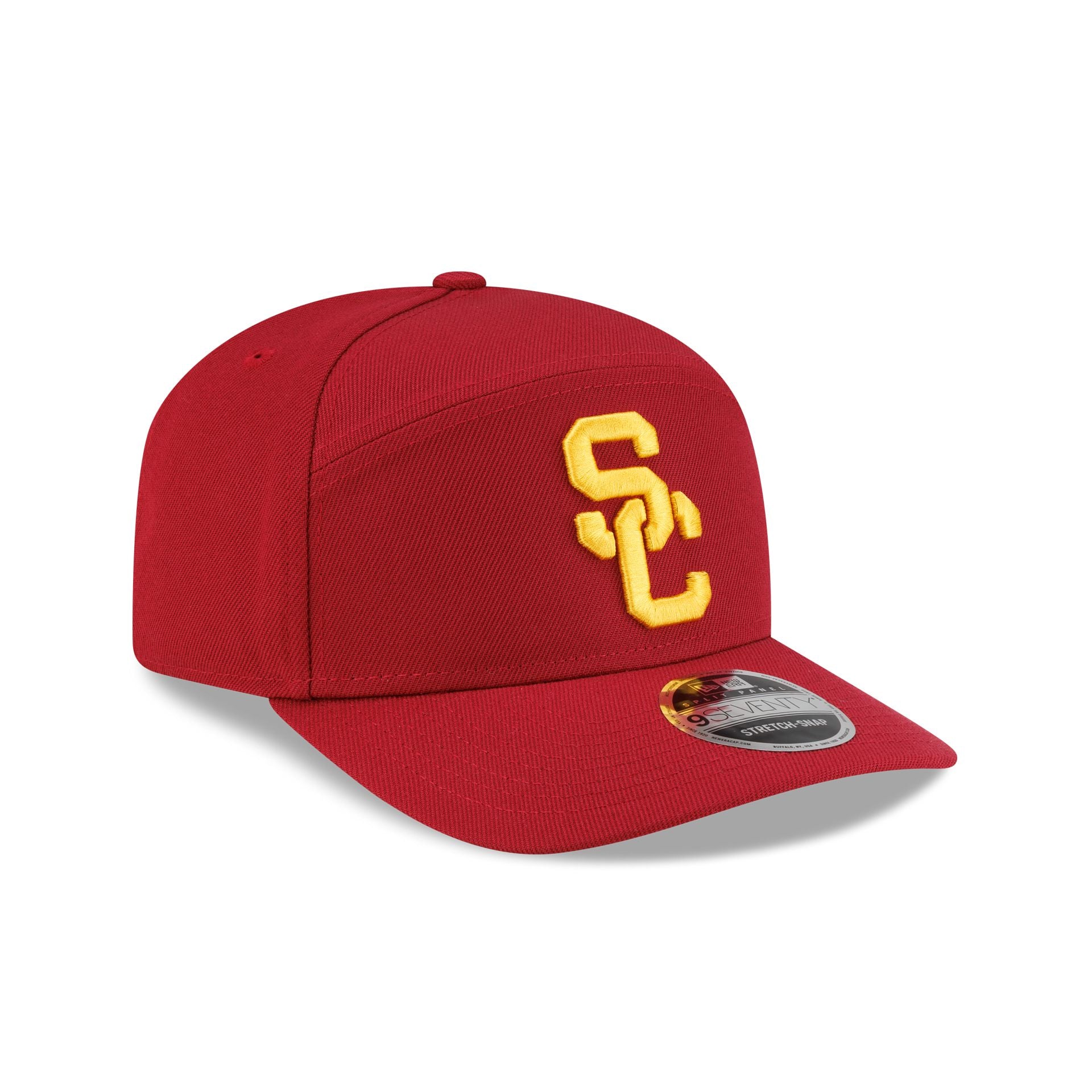 USC Trojans Poly Split Panel 9SEVENTY Stretch-Snap Hat