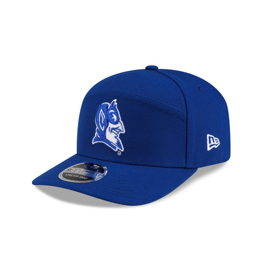 Duke Blue Devils Poly Split Panel 9SEVENTY Stretch-Snap Hat - New Era Cap
