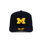 Michigan Wolverines Poly Split Panel 9SEVENTY Stretch-Snap Hat