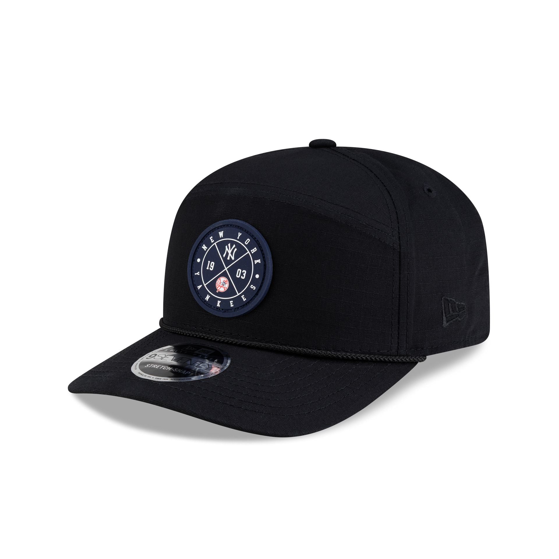 New York Yankees Cotton Ripstop Split Panel 9SEVENTY Stretch-Snap Hat