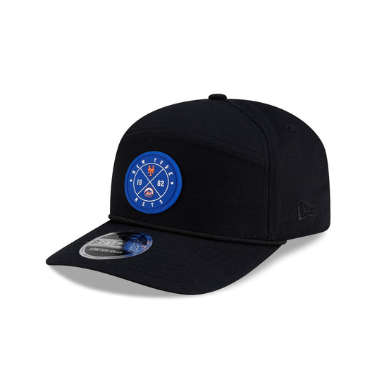 New York Mets Cotton Ripstop Split Panel 9SEVENTY Stretch-Snap Hat - New Era Cap