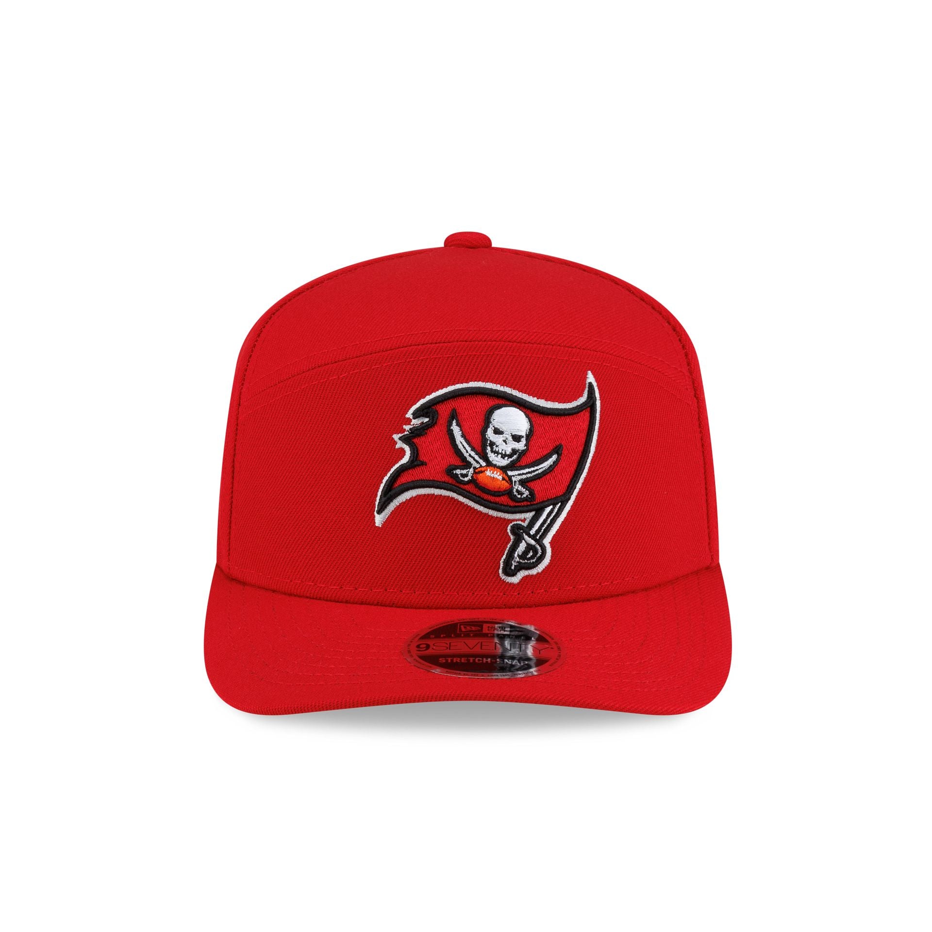 Tampa Bay Buccaneers Poly Split Panel 9SEVENTY Stretch-Snap Hat
