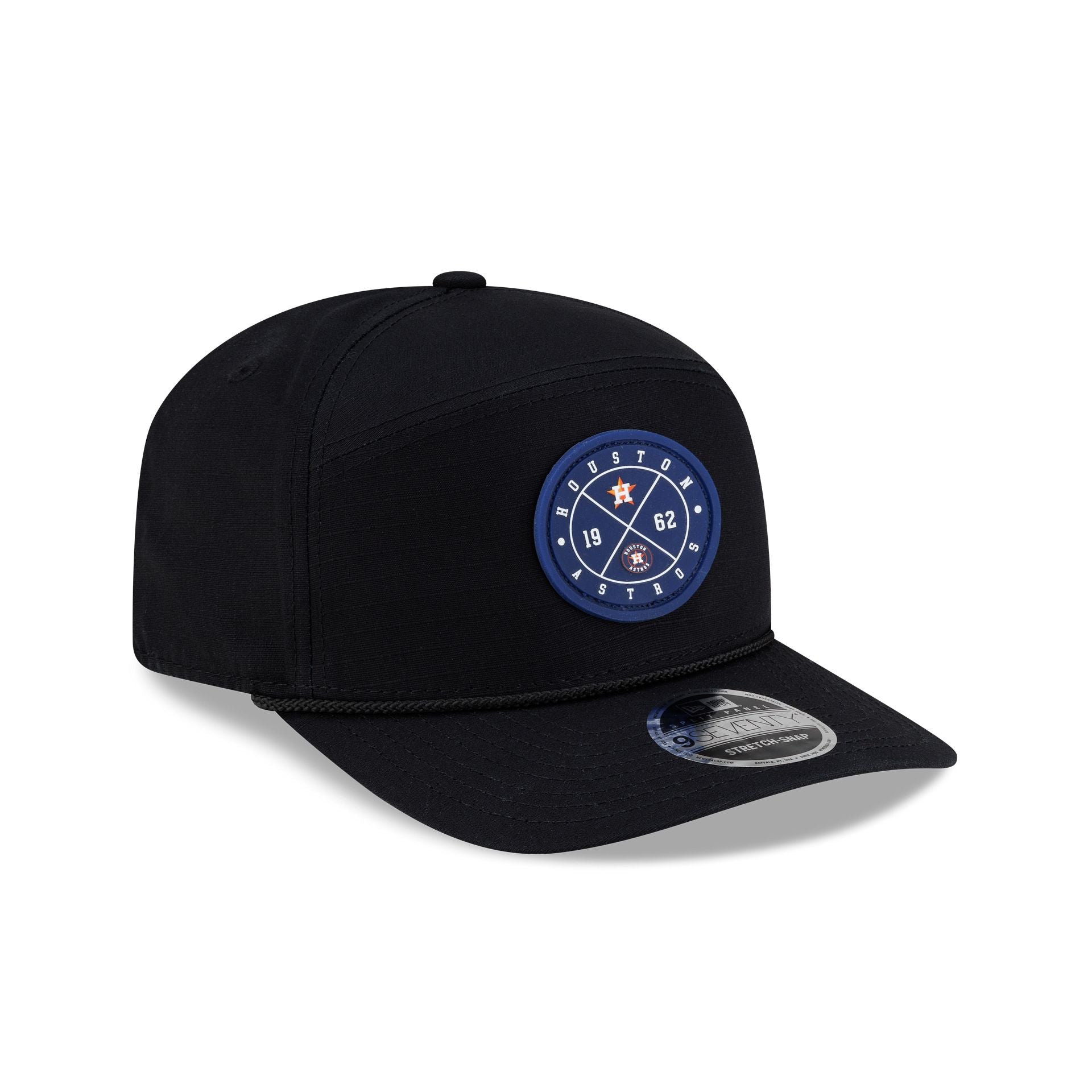 Houston Astros Cotton Ripstop Split Panel 9SEVENTY Stretch-Snap Hat