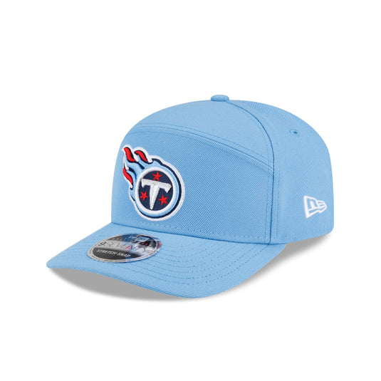 Tennessee Titans Poly Split Panel 9SEVENTY Stretch-Snap Hat - New Era Cap