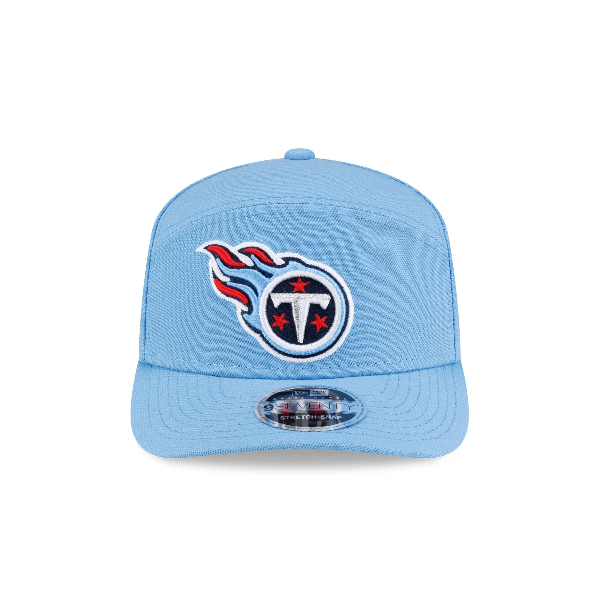 Tennessee Titans Poly Split Panel 9SEVENTY Stretch-Snap Hat