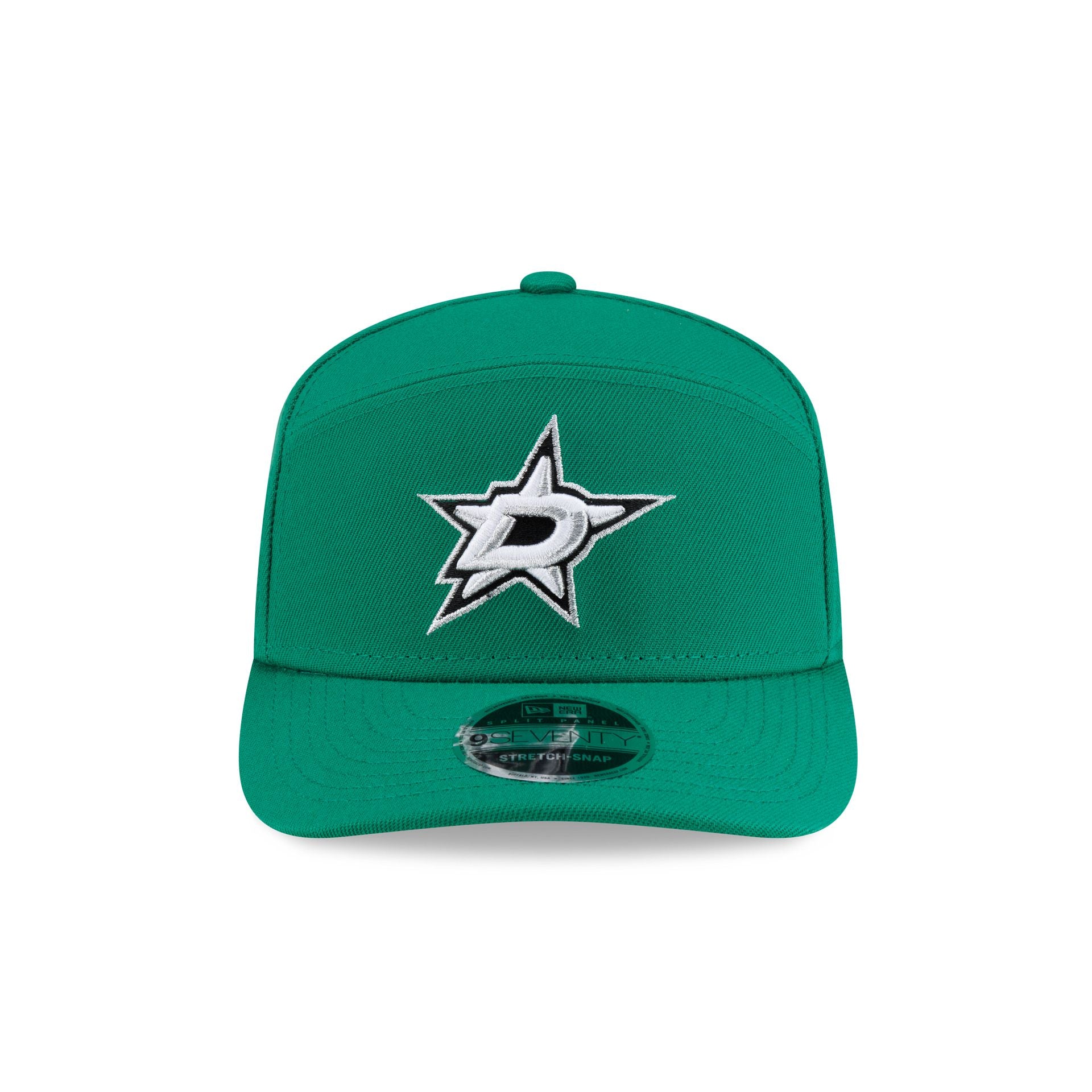 Dallas Stars Poly Split Panel 9SEVENTY Stretch-Snap Hat