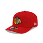 Chicago Blackhawks Poly Split Panel 9SEVENTY Stretch-Snap Hat