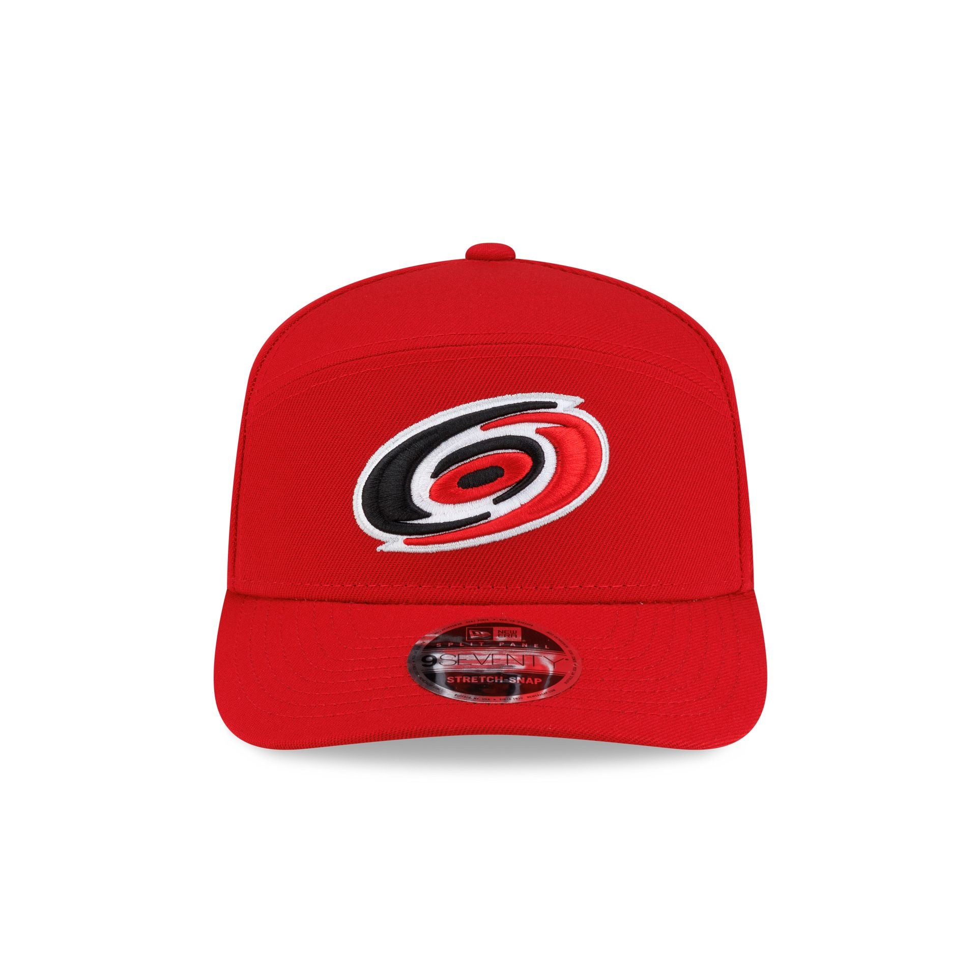 Carolina Hurricanes Poly Split Panel 9SEVENTY Stretch-Snap Hat