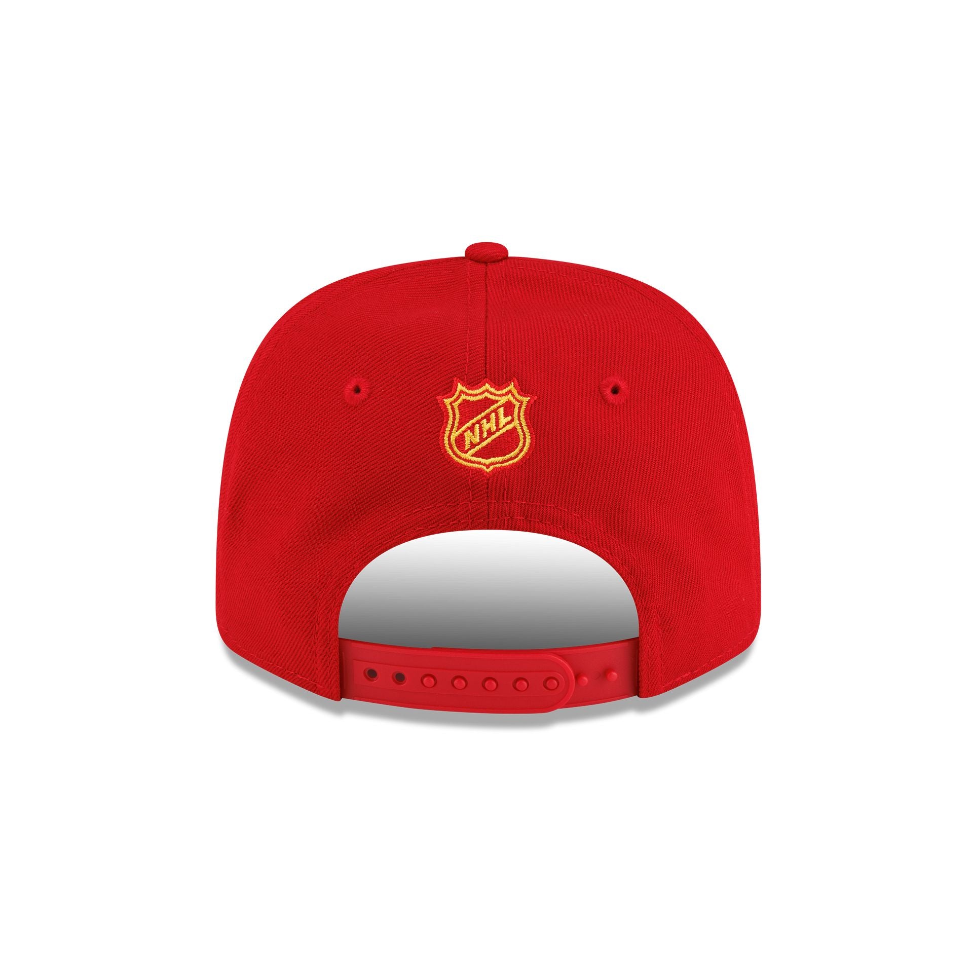 Calgary Flames Poly Split Panel 9SEVENTY Stretch-Snap Hat