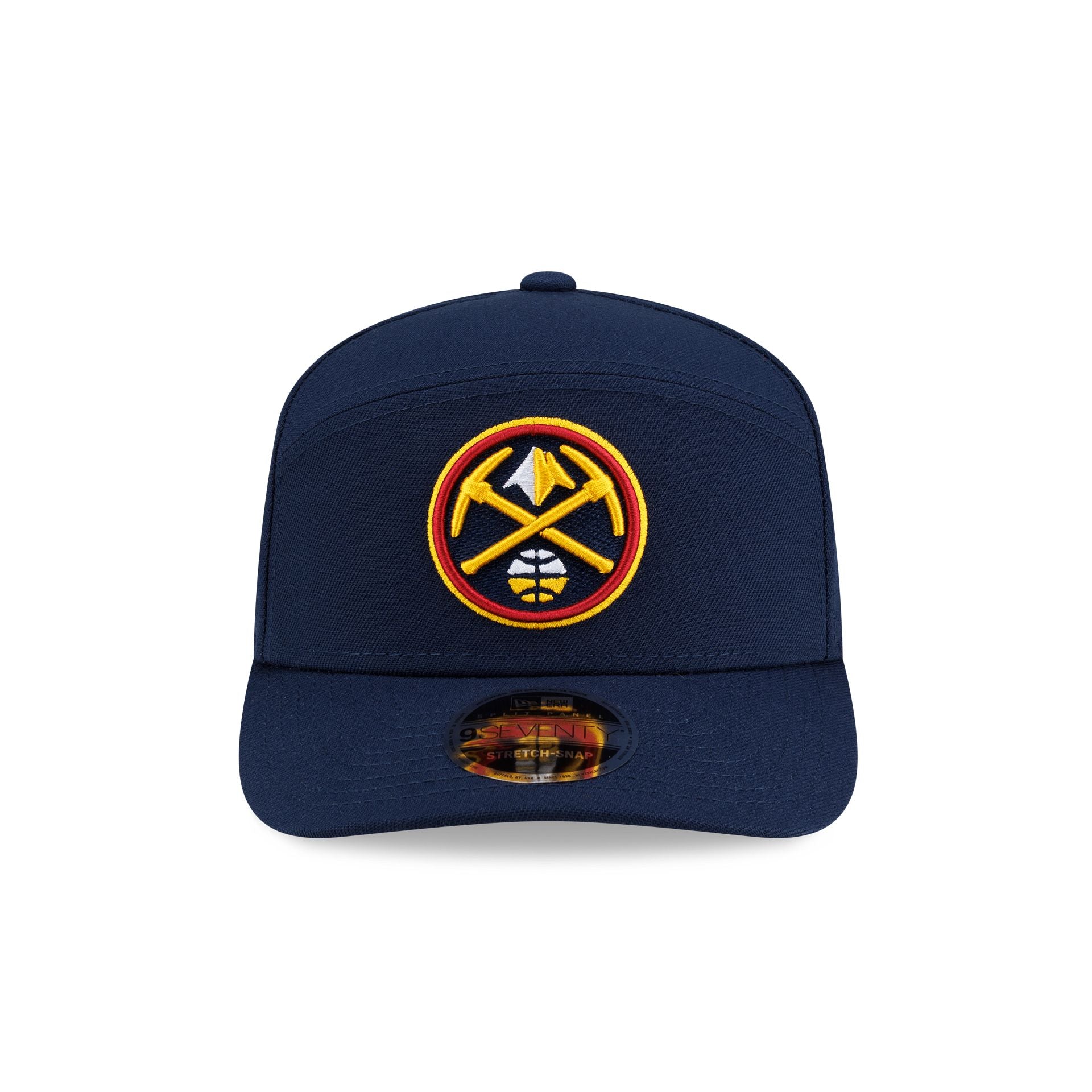 Denver Nuggets Poly Split Panel 9SEVENTY Stretch-Snap Hat