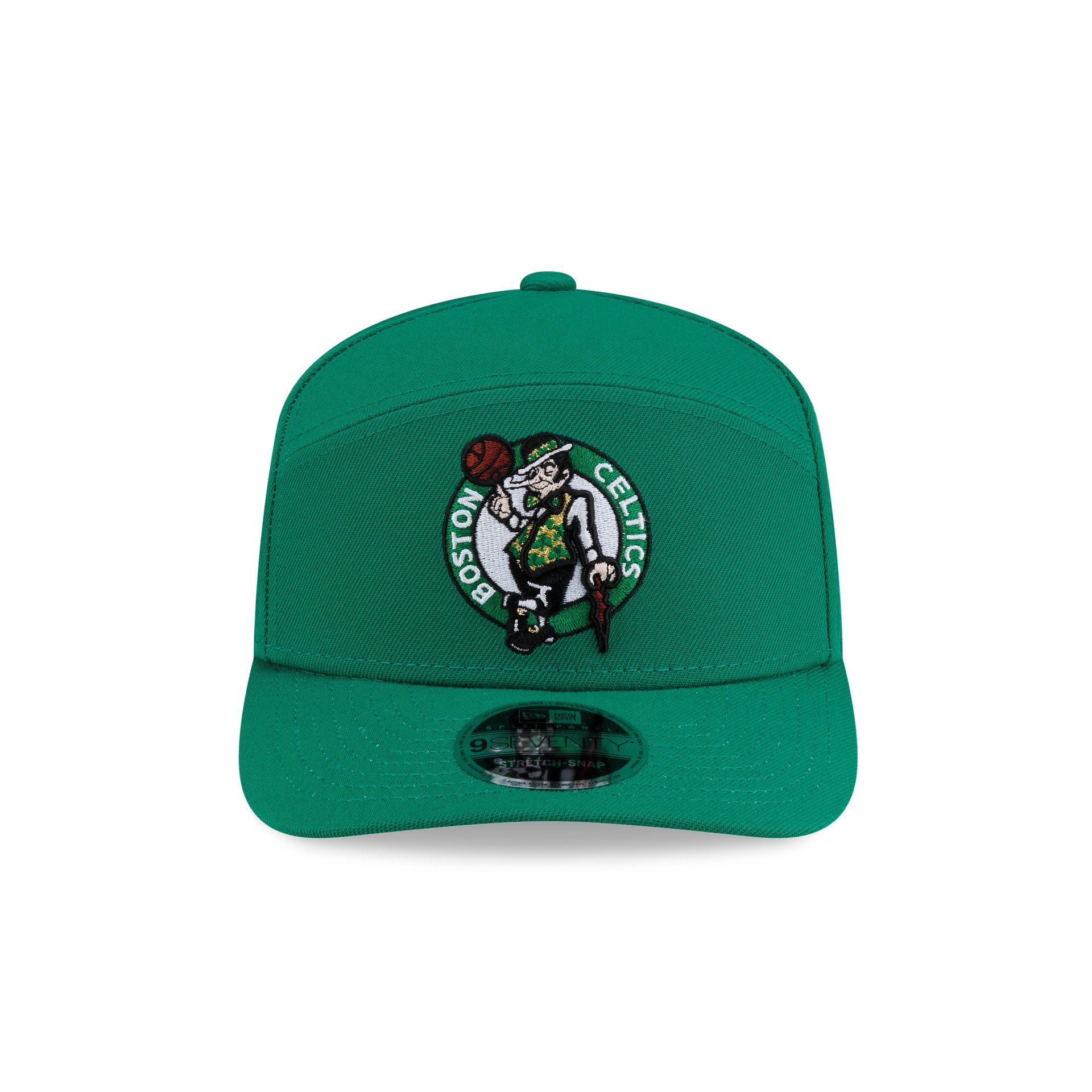 Boston Celtics Poly Split Panel 9SEVENTY Stretch-Snap Hat