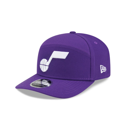 Utah Jazz Poly Split Panel 9SEVENTY Stretch-Snap Hat - New Era Cap