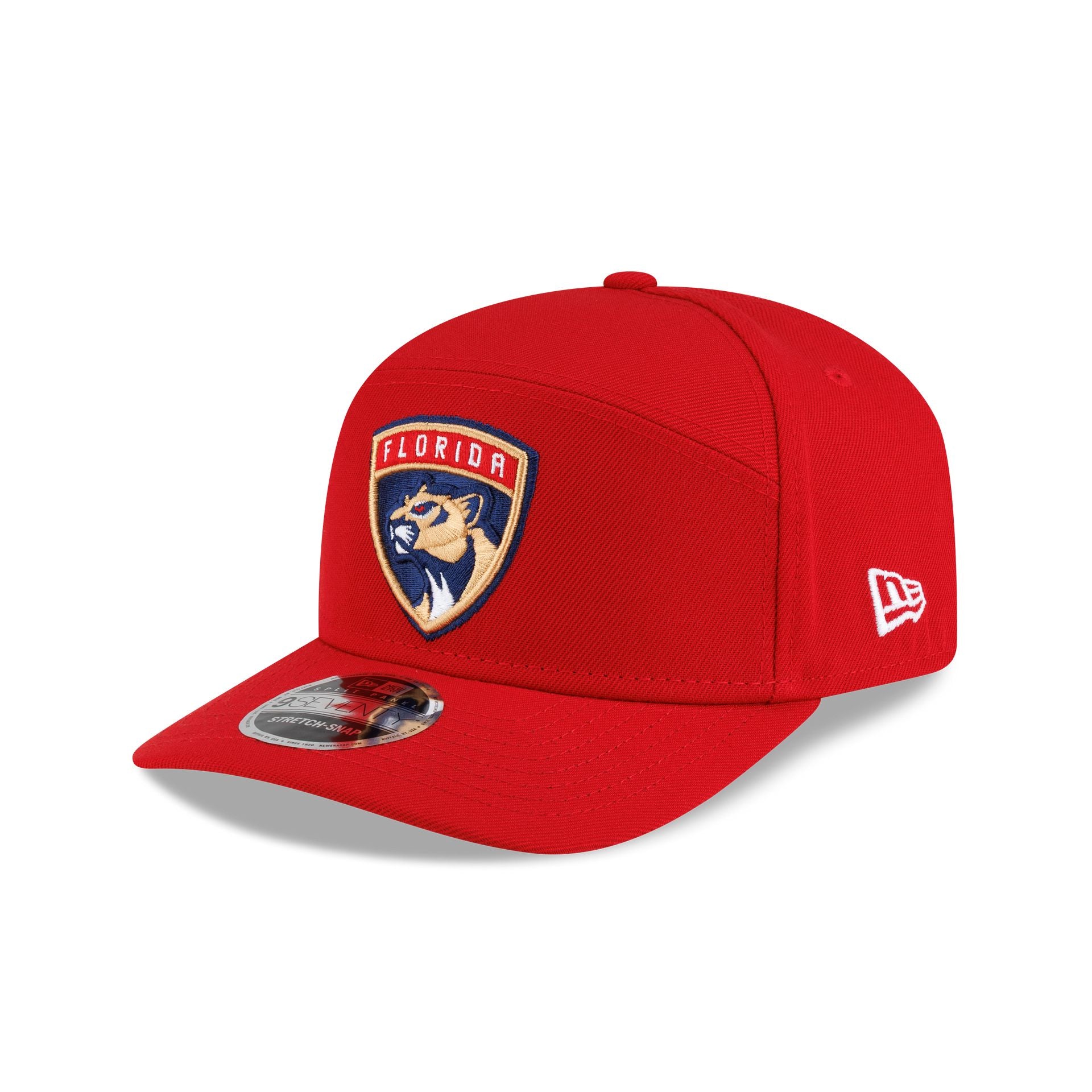 Florida Panthers Poly Split Panel 9SEVENTY Stretch-Snap Hat