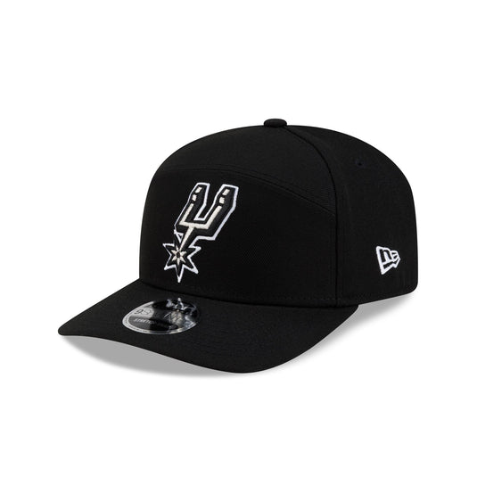 San Antonio Spurs Poly Split Panel 9SEVENTY Stretch-Snap Hat - New Era Cap