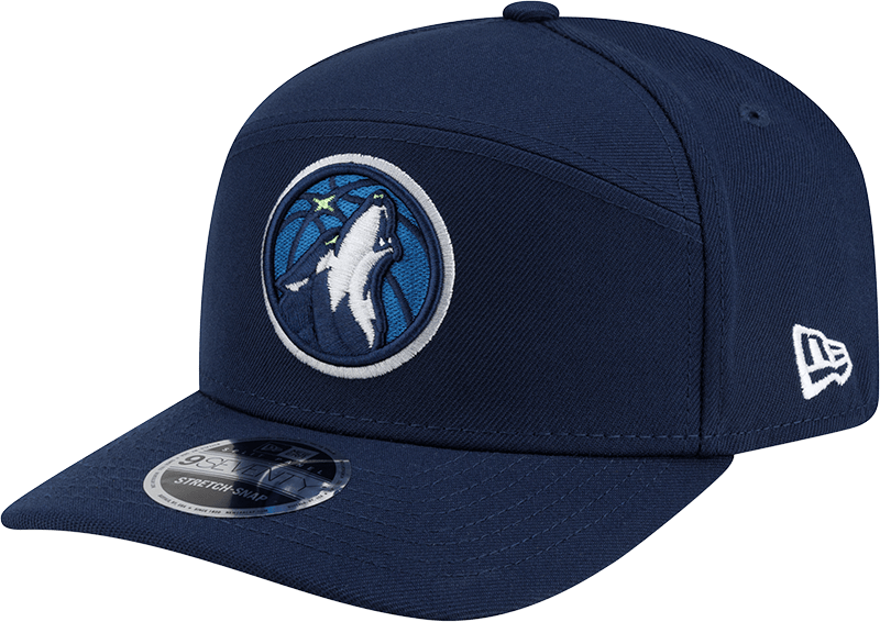 Minnesota Timberwolves Poly Split Panel 9SEVENTY Stretch-Snap Hat