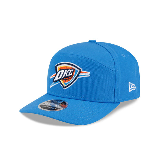 Oklahoma City Thunder Poly Split Panel 9SEVENTY Stretch-Snap Hat - New Era Cap