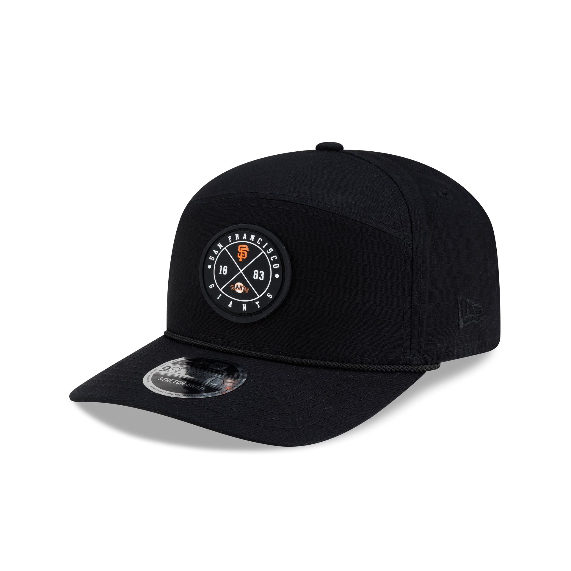 San Francisco Giants Cotton Ripstop Split Panel 9SEVENTY Stretch-Snap Hat