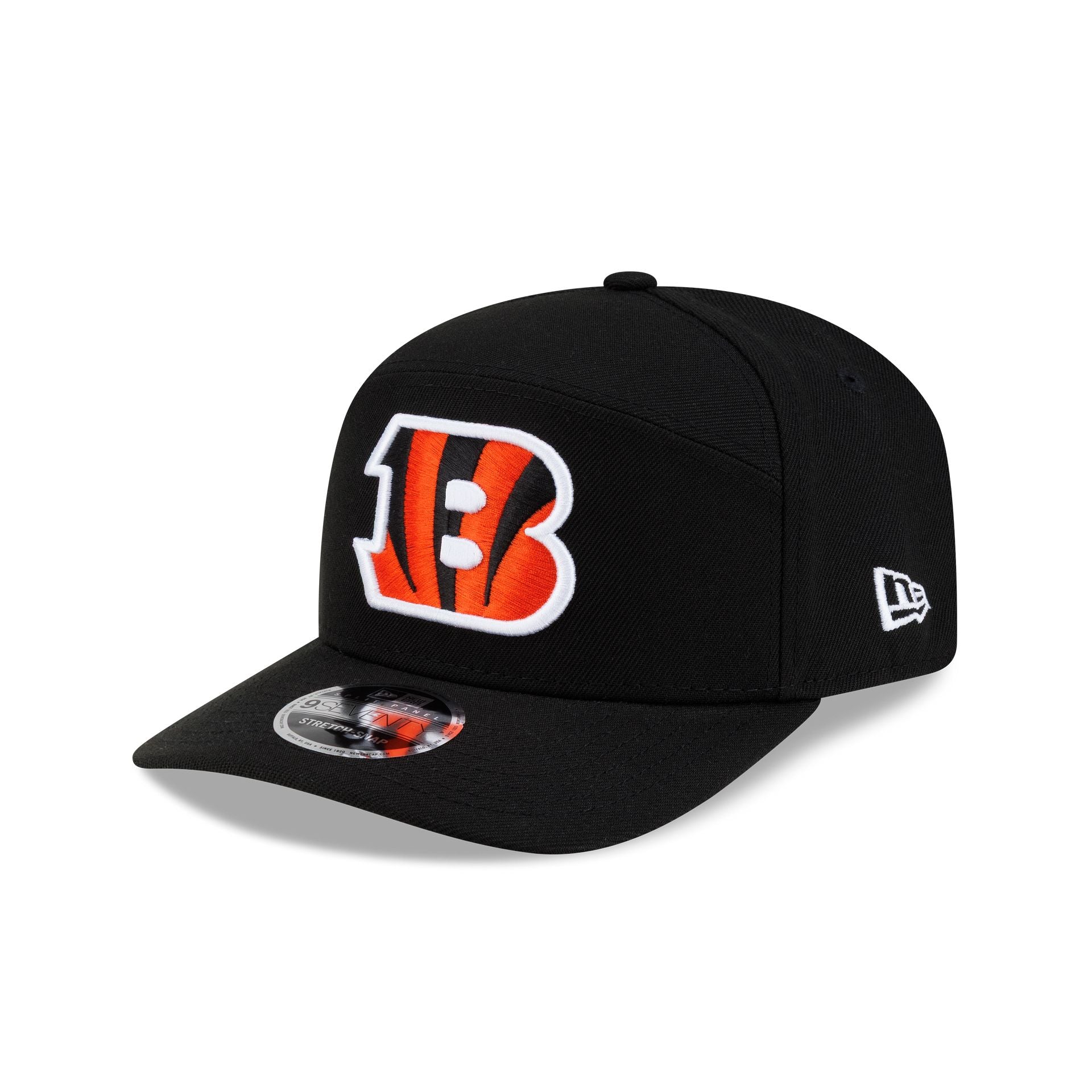 Cincinnati Bengals Poly Split Panel 9SEVENTY Stretch-Snap Hat
