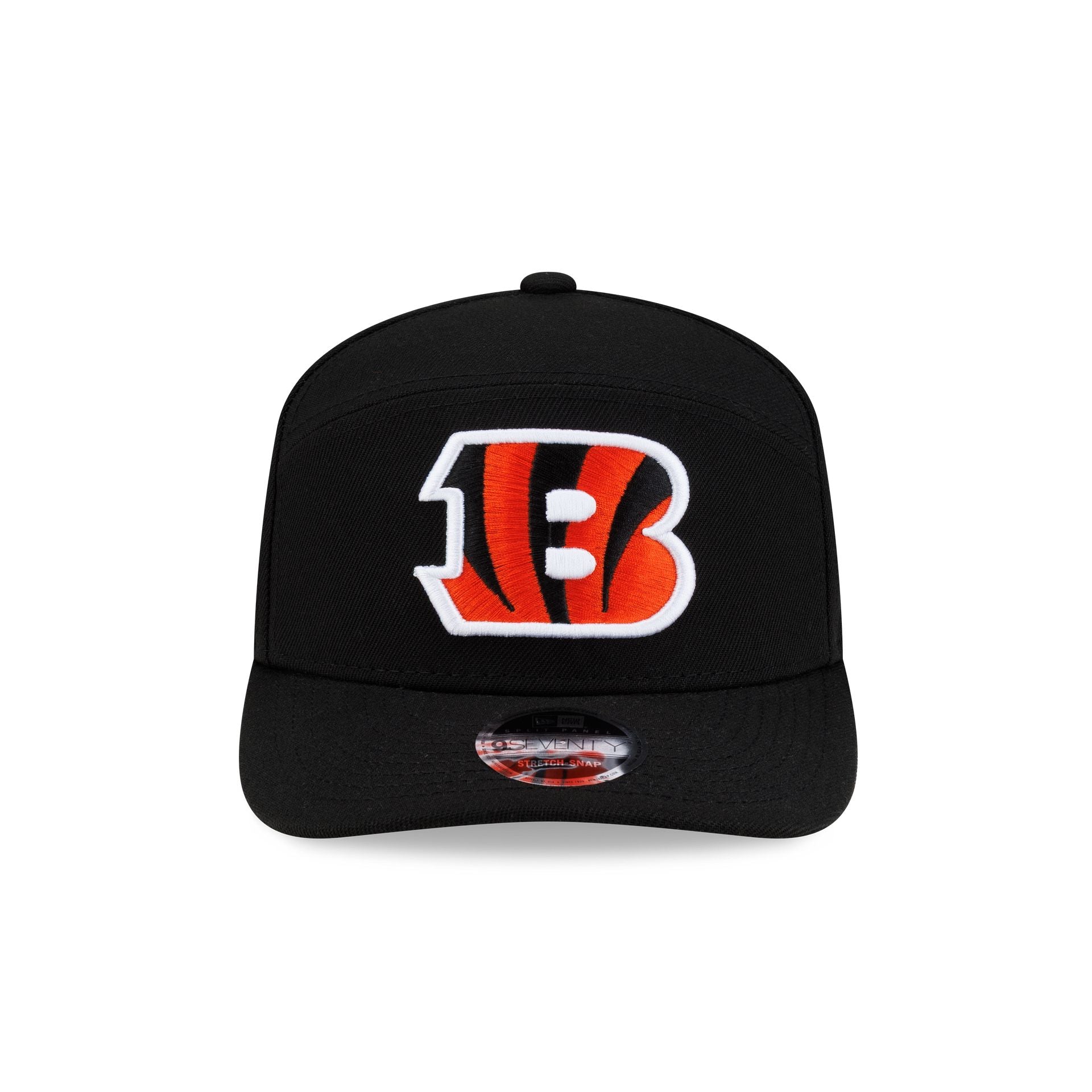 Cincinnati Bengals Poly Split Panel 9SEVENTY Stretch-Snap Hat