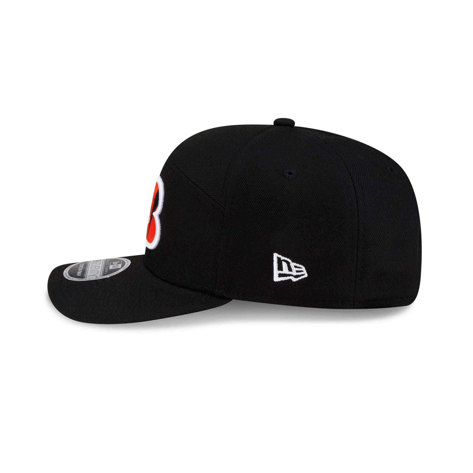 Cincinnati Bengals Poly Split Panel 9SEVENTY Stretch-Snap Hat
