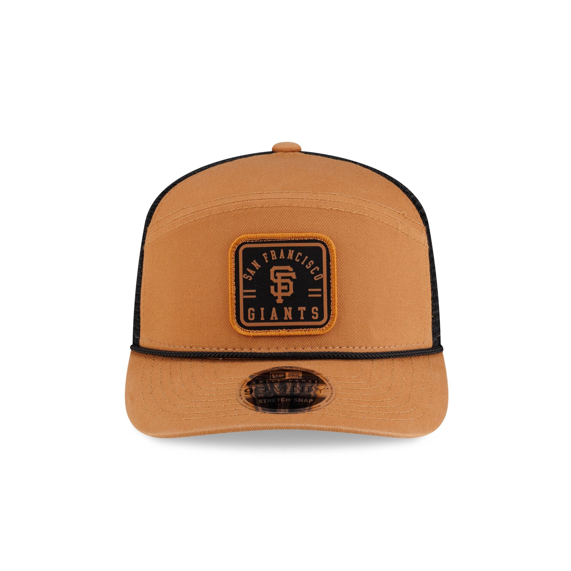 San Francisco Giants Light Bronze Split Panel 9SEVENTY Trucker Hat