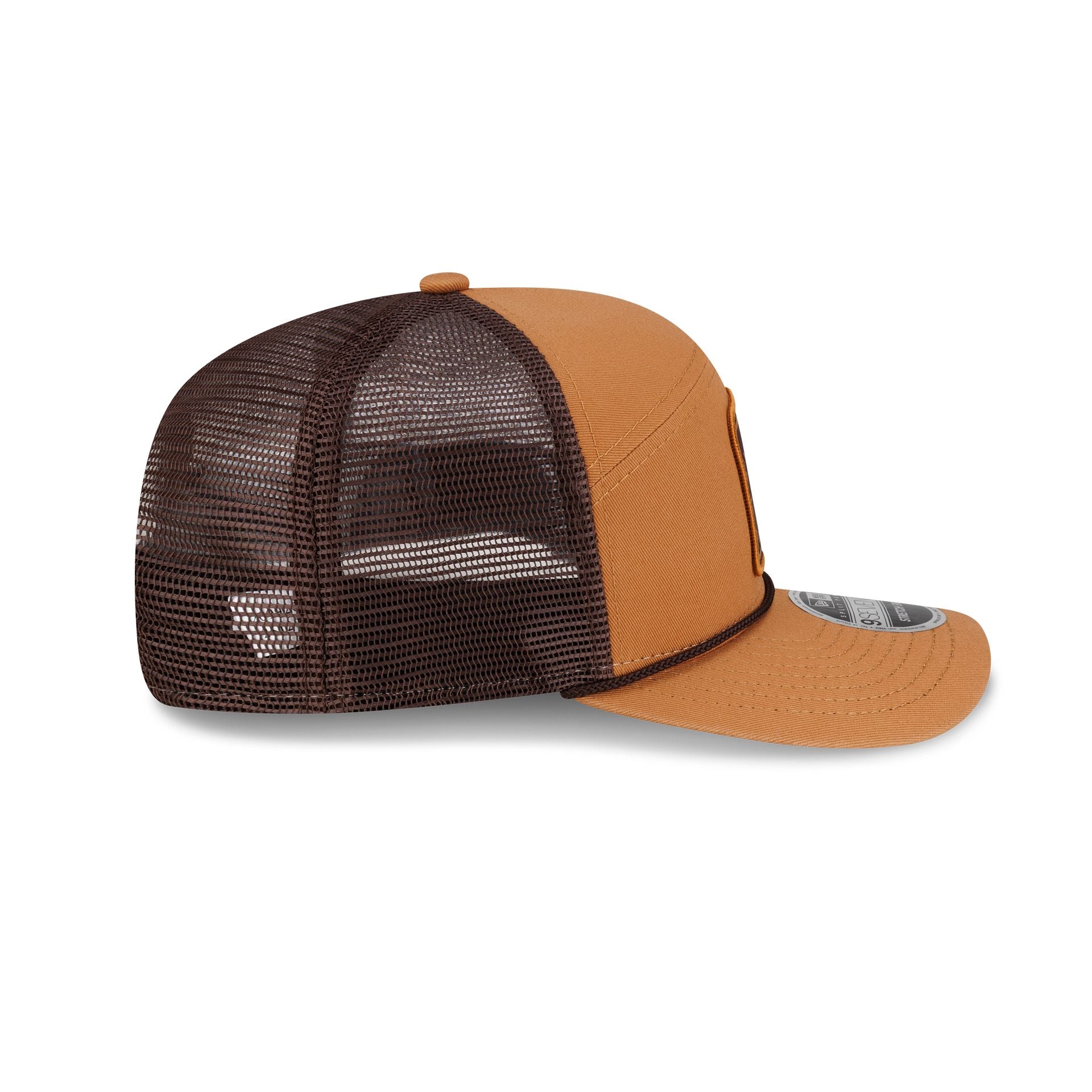 San Diego Padres Light Bronze Split Panel 9SEVENTY Trucker Hat