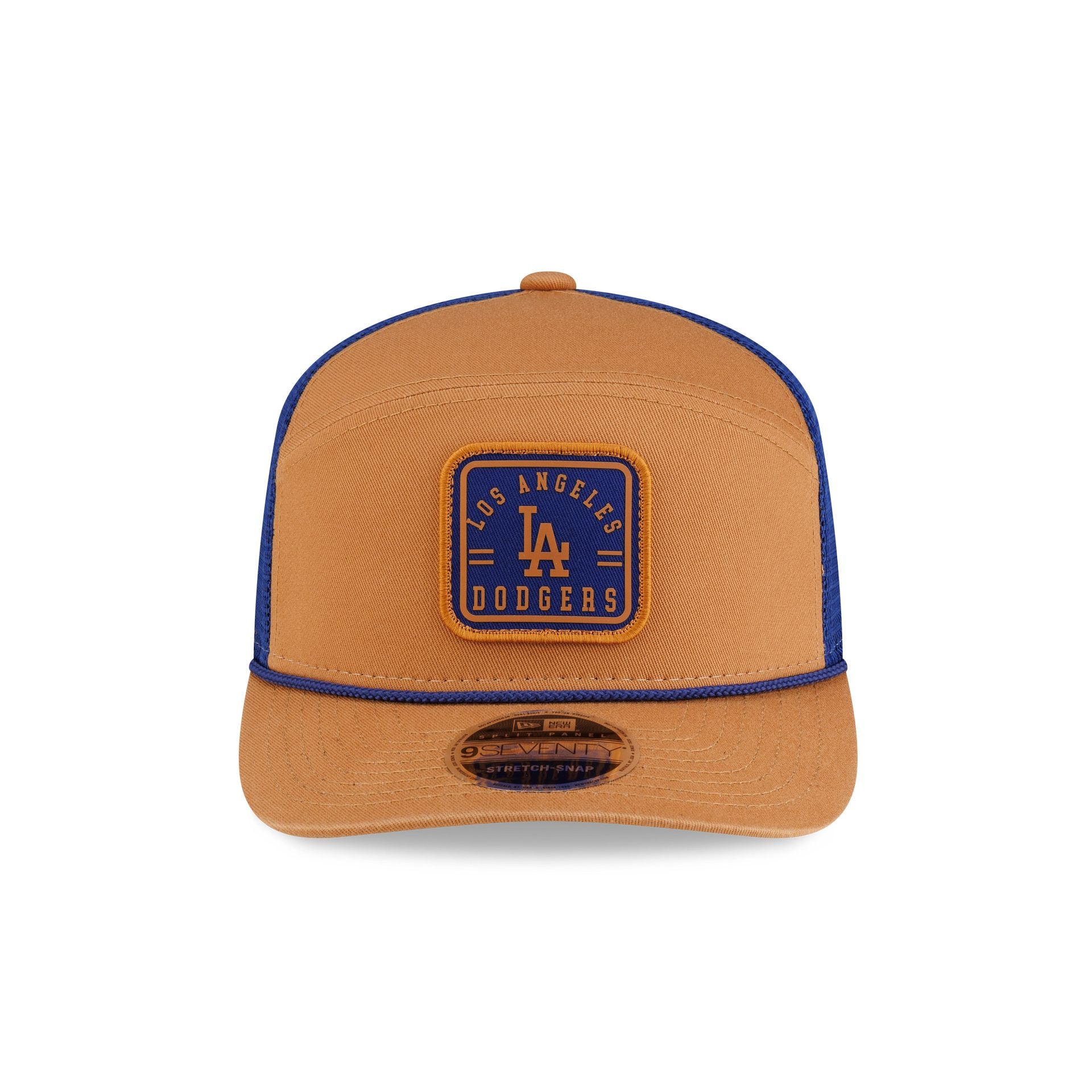 Los Angeles Dodgers Light Bronze Split Panel 9SEVENTY Trucker Hat