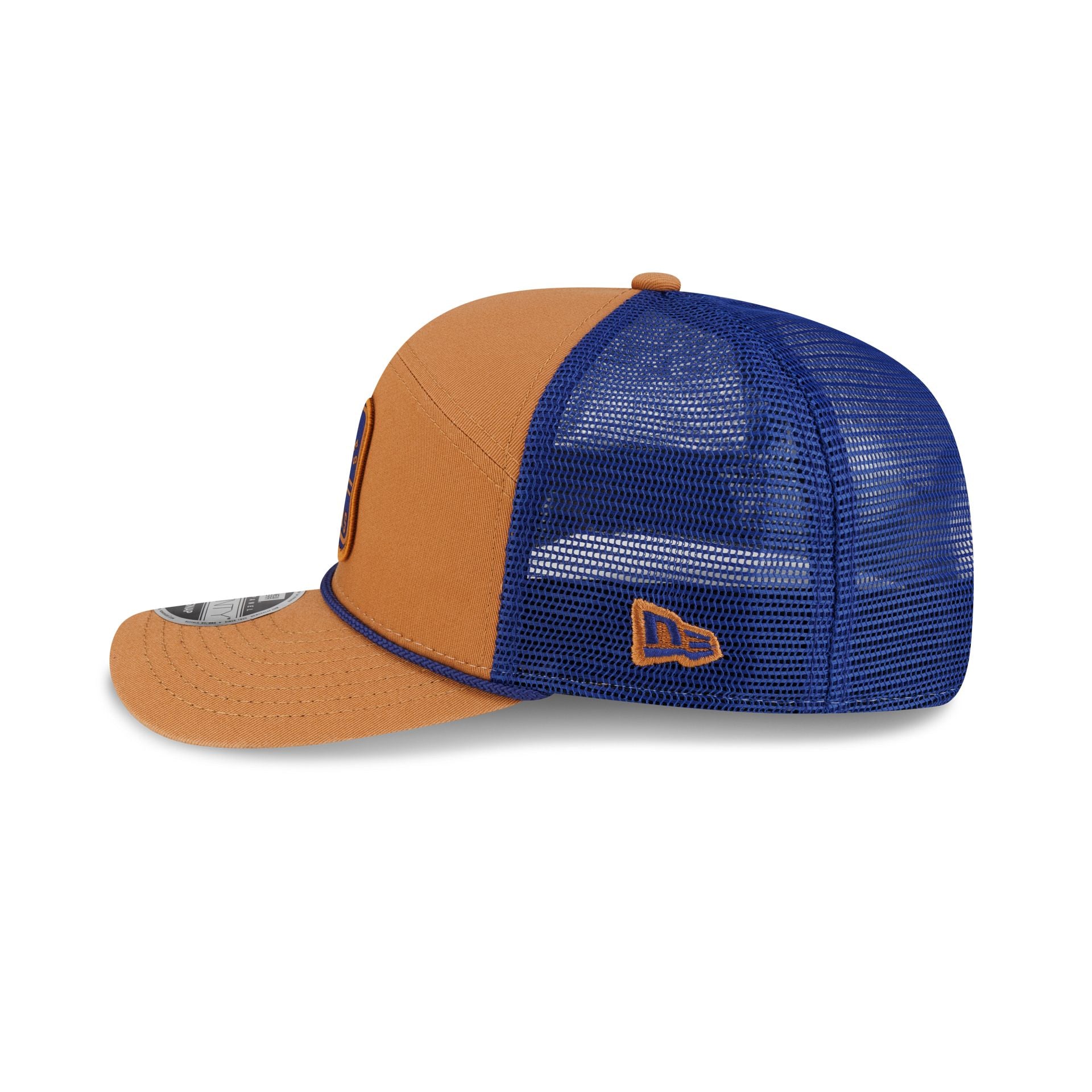 Los Angeles Dodgers Light Bronze Split Panel 9SEVENTY Trucker Hat