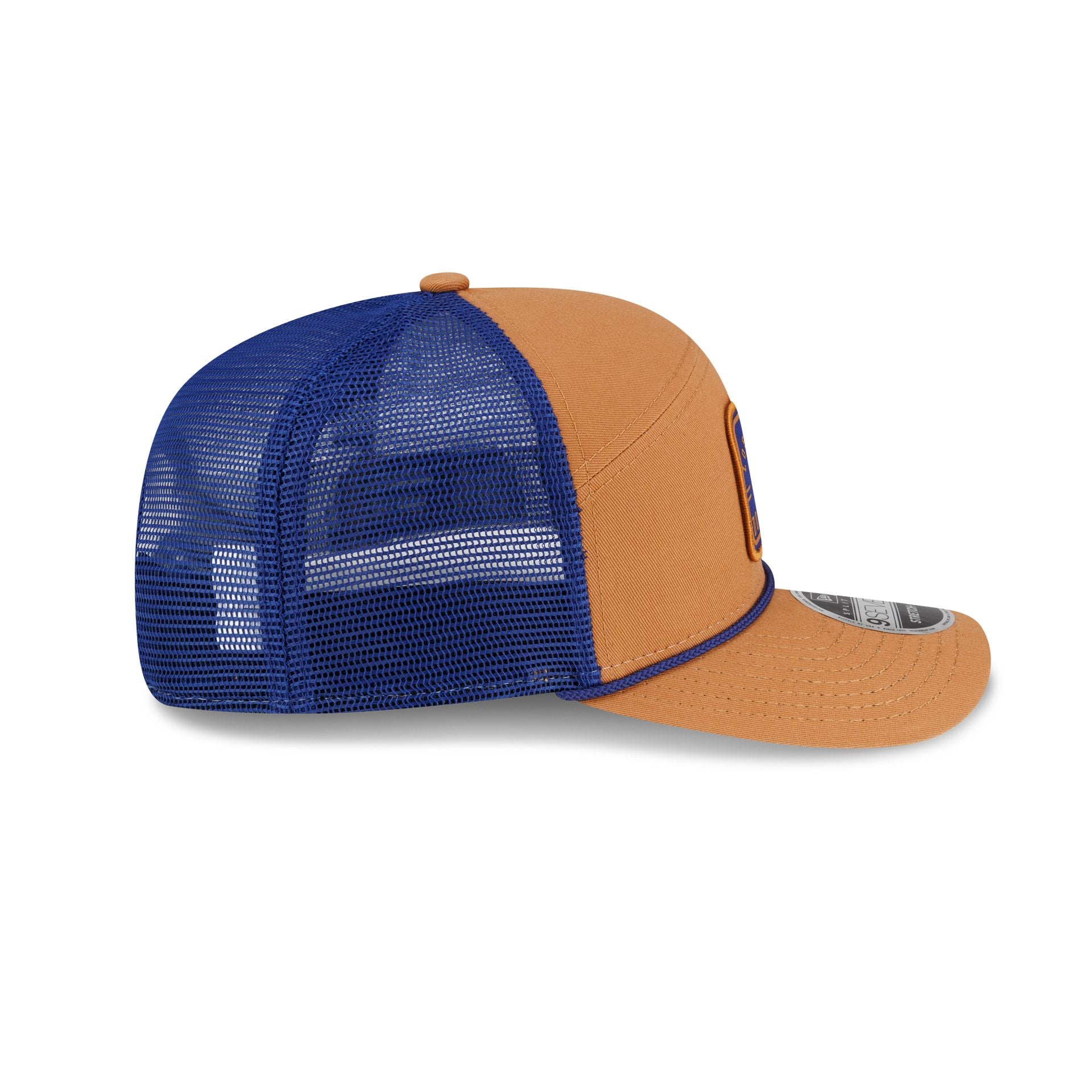 Los Angeles Dodgers Light Bronze Split Panel 9SEVENTY Trucker Hat