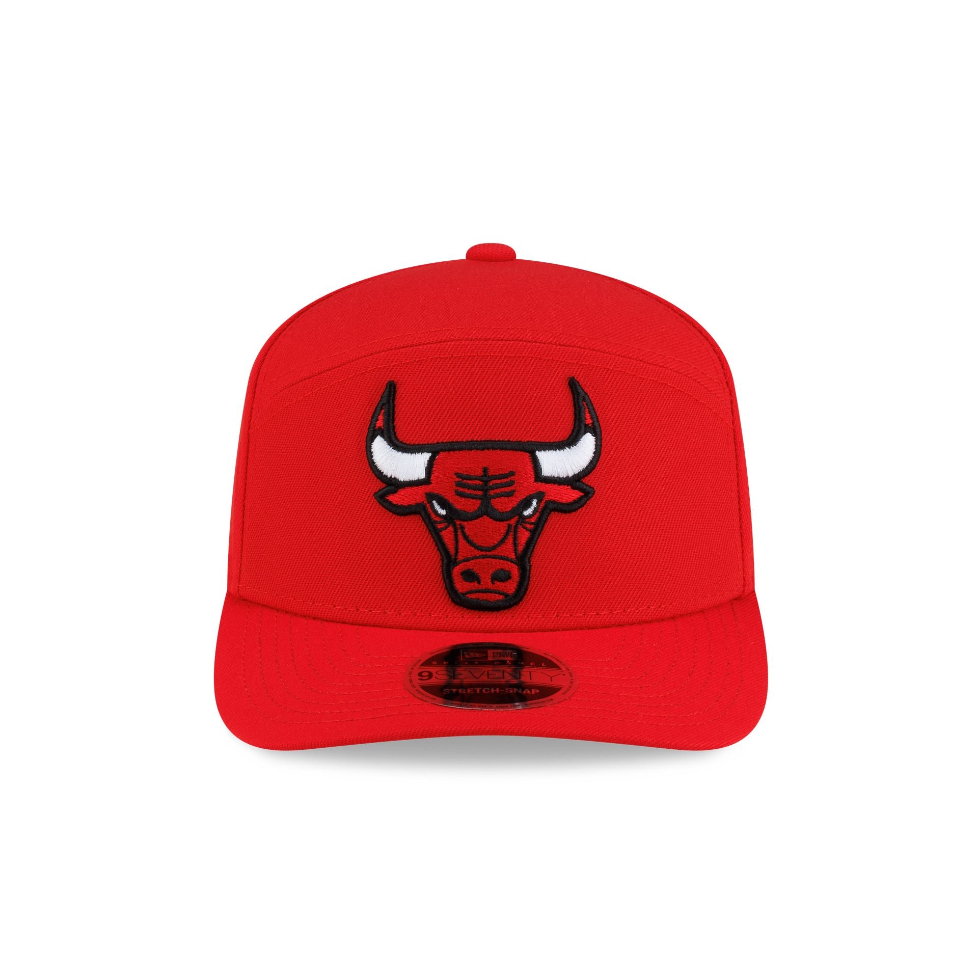 Chicago Bulls Poly Split Panel 9SEVENTY Stretch-Snap Hat