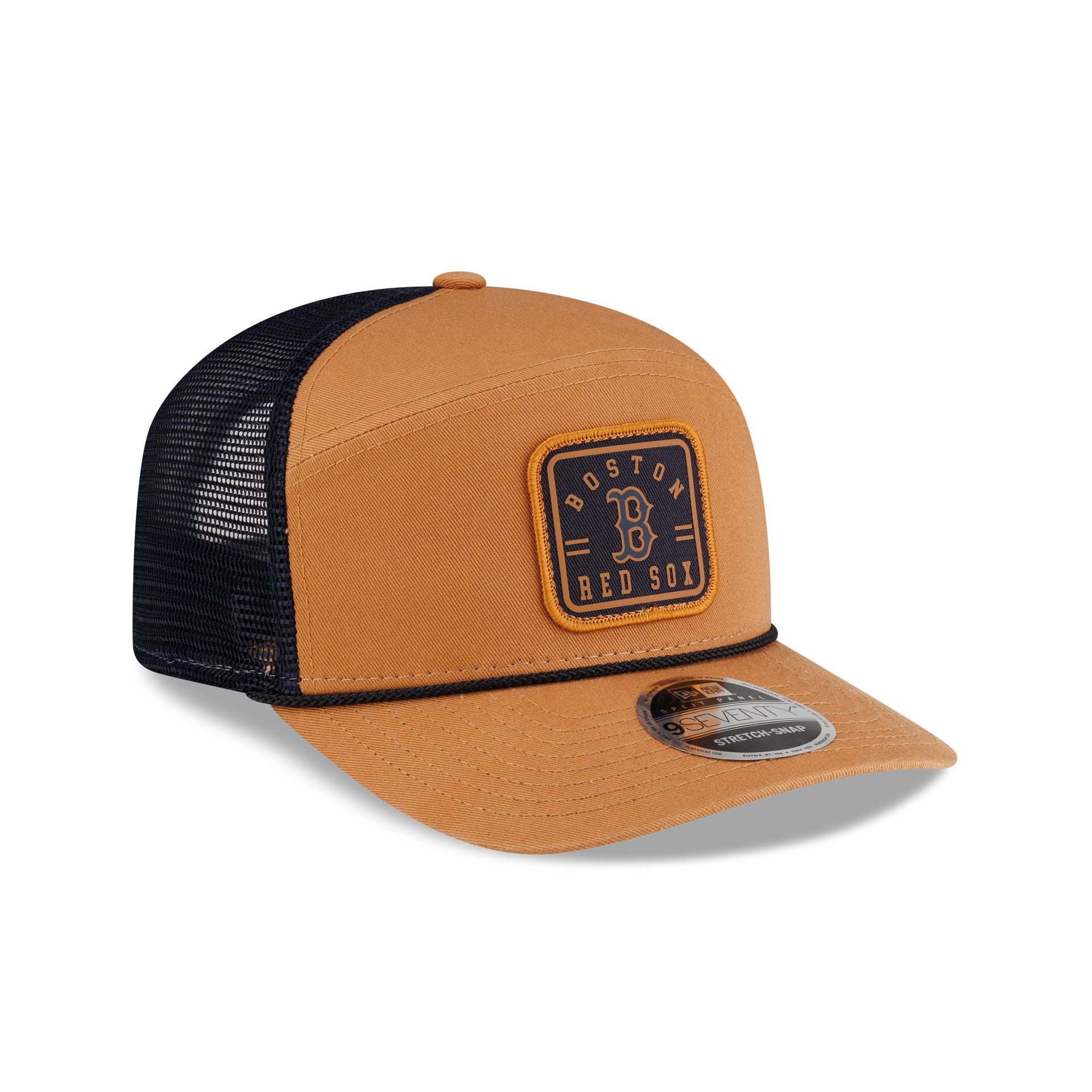 Boston Red Sox Light Bronze Split Panel 9SEVENTY Trucker Hat