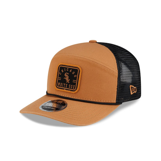Chicago White Sox Light Bronze Split Panel 9SEVENTY Trucker Hat - New Era Cap