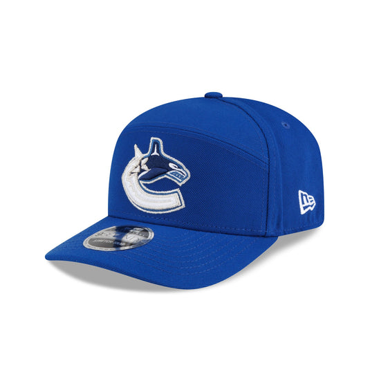 Vancouver Canucks Poly Split Panel 9SEVENTY Stretch-Snap Hat - New Era Cap