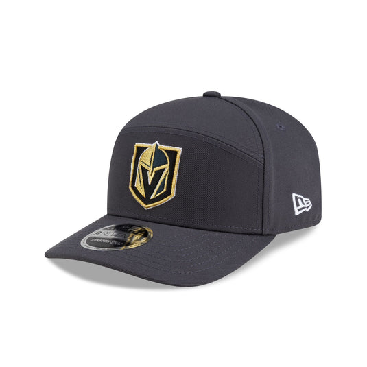 Vegas Golden Knights Poly Split Panel 9SEVENTY Stretch-Snap Hat - New Era Cap