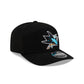 San Jose Sharks Poly Split Panel 9SEVENTY Stretch-Snap Hat