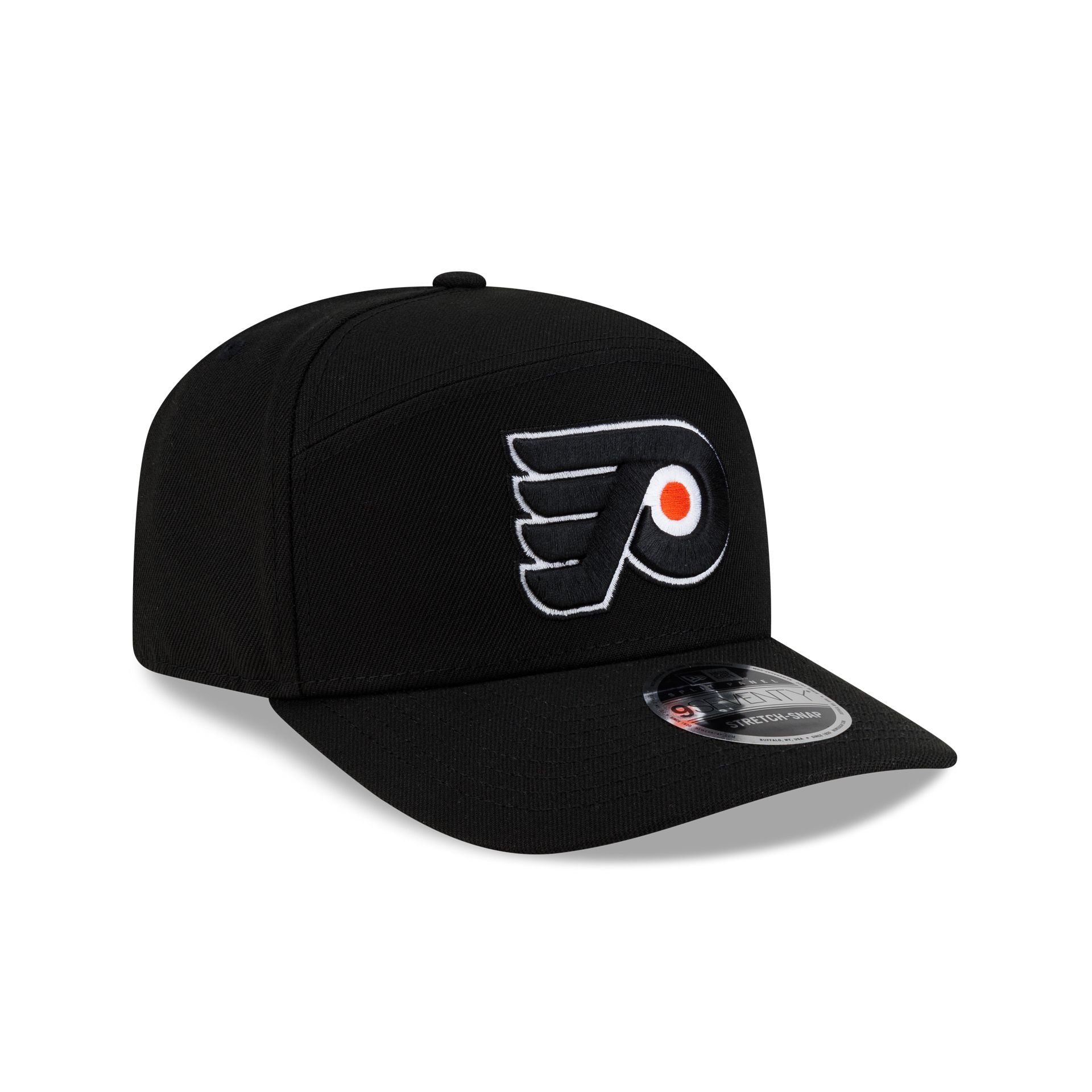 Philadelphia Flyers Poly Split Panel 9SEVENTY Stretch-Snap Hat