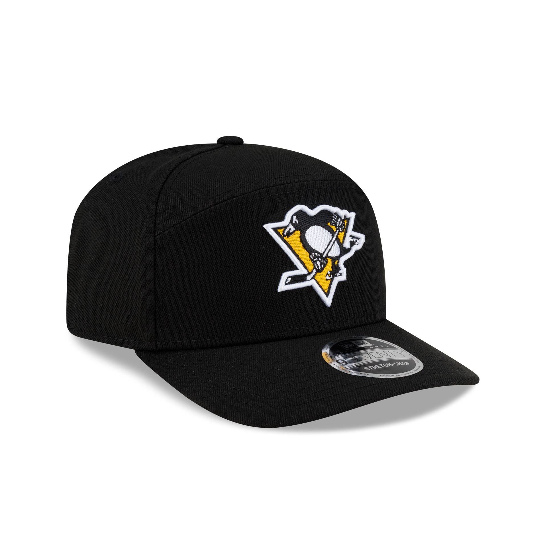 Pittsburgh Penguins Poly Split Panel 9SEVENTY Stretch-Snap Hat