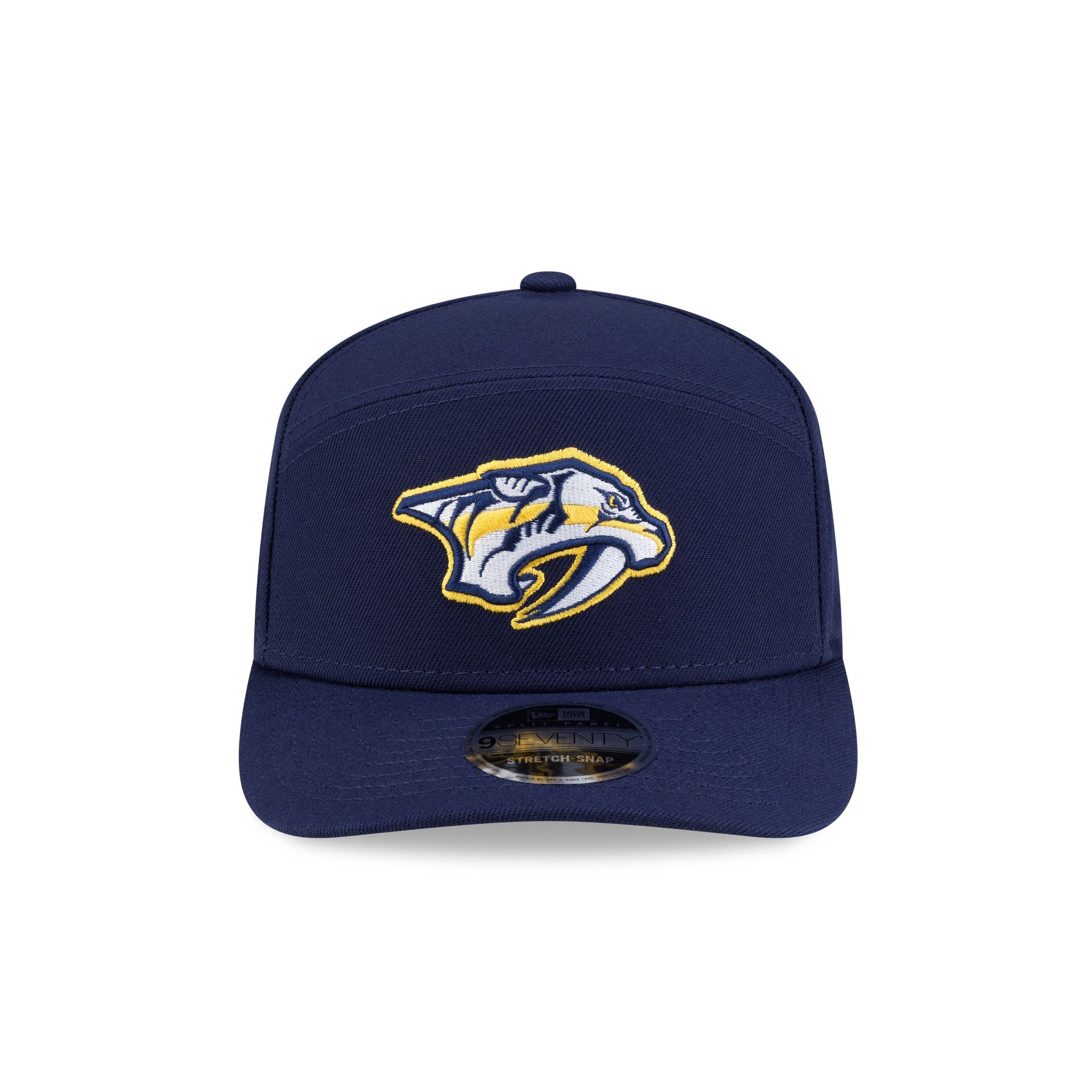 Nashville Predators Poly Split Panel 9SEVENTY Stretch-Snap Hat