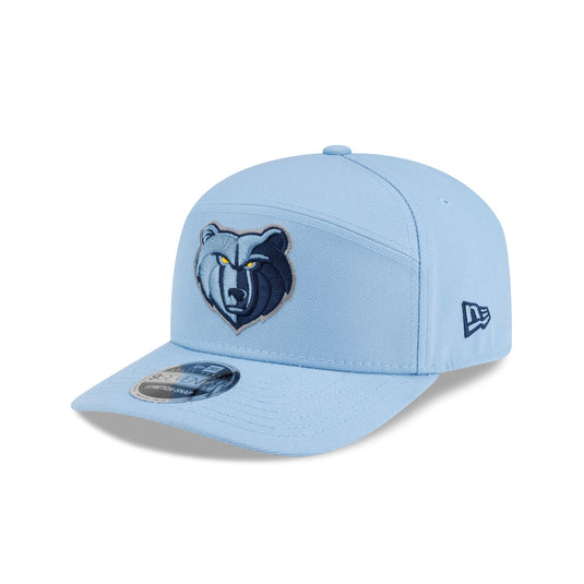 Memphis Grizzlies Poly Split Panel 9SEVENTY Stretch-Snap Hat - New Era Cap