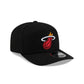 Miami Heat Poly Split Panel 9SEVENTY Stretch-Snap Hat