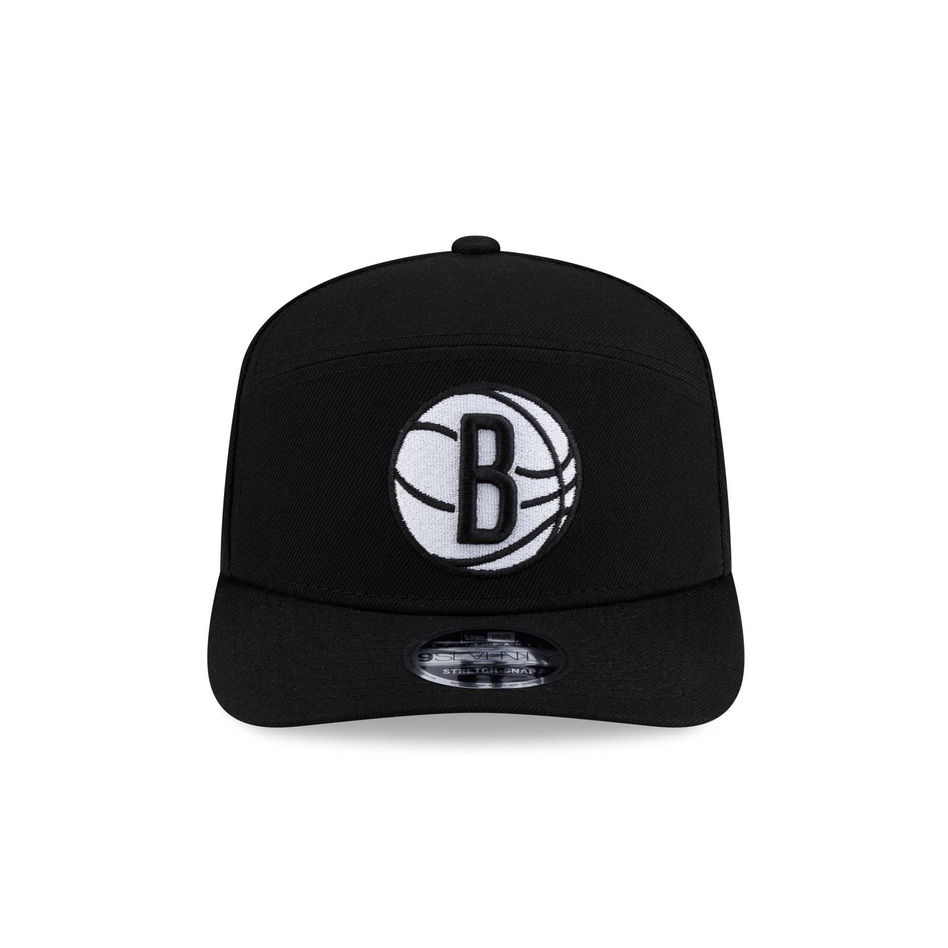 Brooklyn Nets Poly Split Panel 9SEVENTY Stretch-Snap Hat