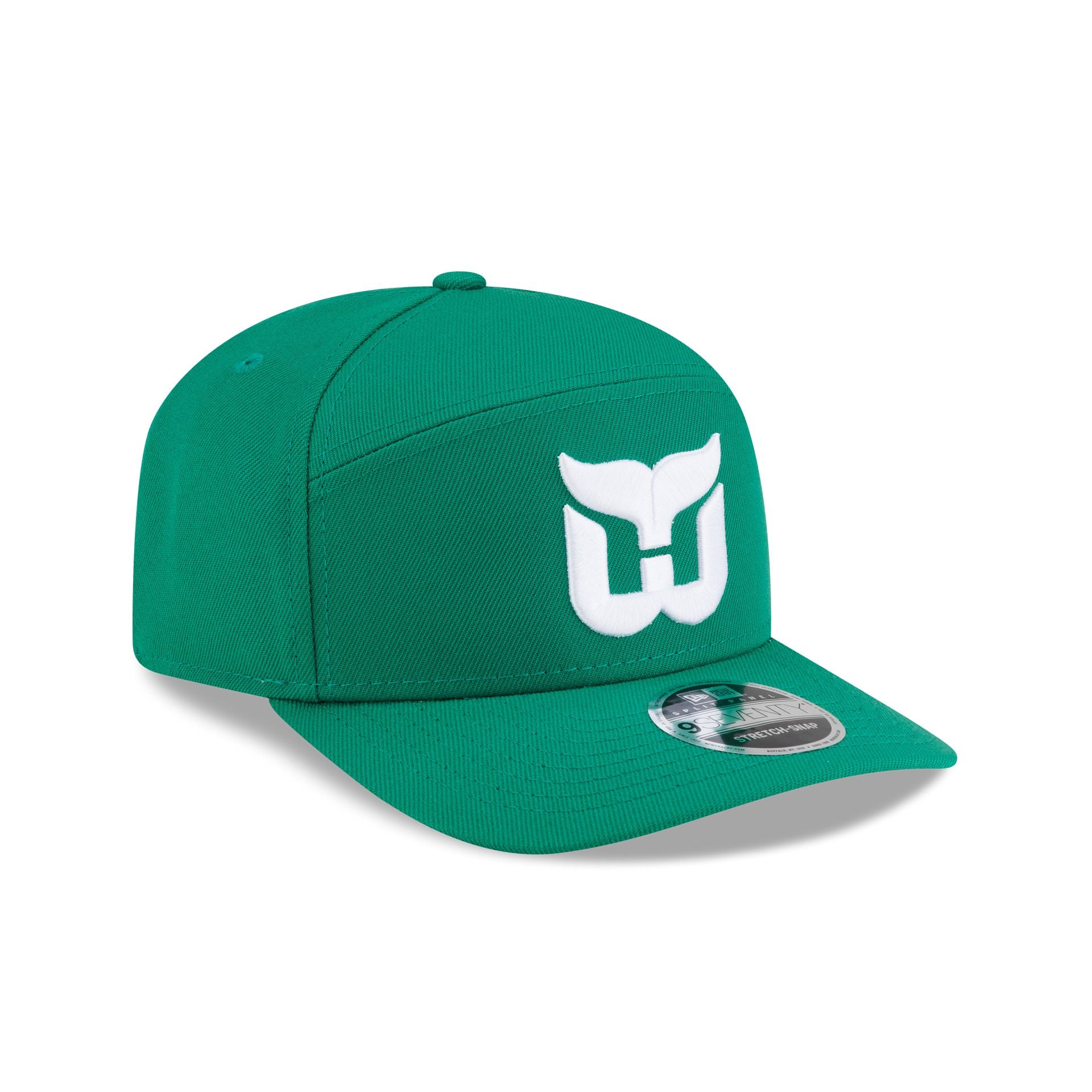 Hartford Whalers Poly Split Panel 9SEVENTY Stretch-Snap Hat
